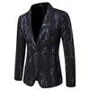 Herrenanzüge Blazer Bedruckter Blazer Koreanischer Stil Trendy Streetwear Casual Wear Jacke Schlanke Anzugjacke / Für Männer