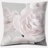 Yastık 45x45cm açık pembe çiçek yastık kılıfı romantik ev düğün dekorasyon kapağı nordic lomber kasa kanepe yastık kayması