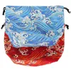 Ensembles de vaisselle 2 pièces sac de rangement de riz thermique déjeuner en vrac sacs fourre-tout en toile pochette d'emballage isotherme farine Bento refroidisseur porte-cordon