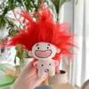 Twelve Zodiac Doll Keychain 15cm Popular Funny Missing Teeth Cotton Naked Doll Bag Pendant