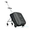 2023-Suitcases 20" Pouces Enfants Bagages à main en aluminium Valise Enfant Trolley Sit Scooter Valise de voyage Séparable Koffer Maleta Cabina