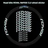 Bike Groupsets Road RAPIDE CLX Wheel Set Stickers Rim Decals Cycling Waterproof Protection Sticker Bicycle Accessories Decorative 230511
