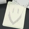 Серьги ожерелья устанавливают женские алмазные серьги с вареньем для варенья для невест для костюмов для невест FS99