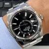 AAA 3A Jakość Rolexs Sky Dweller Zespoły 42 mm mężczyzn zegarki Sapphire Glass z oryginalnym zielonym pudełkiem 326934RB Automatyczne zegarek RolexWatch6666