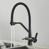 Kitchen Faucets Quyanre Filtered Purification Tap 360 Rotate Water Filter For Three Ways 230510