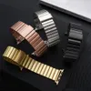 Luxus-Armbänder, Edelstahl-Kette, Bambus-Gliederarmband, 1 Perlen, Metall-Armband für Apple Watch Serie 3, 4, 5, 6, 7, 8 Ultra, 49 mm, 38, 40, 41, 42, 44, 45 mm, 49 mm
