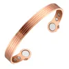 Charm Bracelets Oktrendy Pure Copper Bangle Magnetic Adjustable Cuff Male Health Energy Bangles For Women 230511