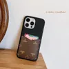 مصمم iPhone Phone Cases 15 14 Pro Max Lu Lu Lue Leather Slot Slot Wallet Wallet عالية الجودة 18 17 16 15pro 14pro 13pro 13 12pro 12 11 XS 7 8 Plus مع مربع الشعار