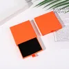 Boîtes à bijoux Arrive Pull Out Thin Drawer Packaging Coloré Orange Blanc Noir Jaune Papier Kraft Box Case Paquet Cadeau 230511