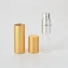 5 ml Bouteille De Parfum Party Favor En Aluminium Anodisé Compact Atomiseur Parfum En Verre Voyage Bouteille De Pulvérisation Rechargeable