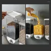 Aufbewahrungsflaschen zum Aufdrücken, Müslischachtel, wiederverwendbarer Kunststoffbehälter in Lebensmittelqualität für den Einsatz in der Küche zu Hause
