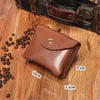 Pu Leather Coin Purse Double Layer Wallet Lady Pouch Card Holder Snap Button Key Women Zipper Wallet