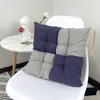 枕 /装飾的な40x40cmの正方形のスプライシング厚くなった椅子ホームキッチンオフィスパティオシートパッド非滑り止めスツールソファソファー