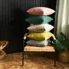 Travesseiro /tampa nórdica decorativa tampas de cores sólidas 45 sofá decorativo para fronhas de veludo da sala de estar