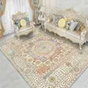 Teppich berühmter ethnischer Teppich persischer Stil geeignet für Wohnzimmer und Schlafzimmer Kristallplüschmaterial Gepürtes Gemischt sich gemäß den Anforderungen 50*80 cm