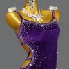 Сексуальная юбка Purple Латинское танце