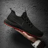 Mens Trainers Men Running Shoes triple white Black Breathable classic Knit Jogging Comfortable Soft Fire red casual Chaussures