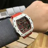 Professional Super mechanical chronograph wrist watches Rm50-03 Wine Bucket Series Ceramic Case Tape Men's Leisure Designer Amazing High quality