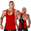 Herrtankstoppar kroppsbyggande män gymträning fitness ärmlös skjorta manlig sommar bomull undertröja casual singlet Vest varumärke kläder 230510