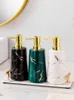 Liquid Soap Dispenser Noordse keramische lotionfles Hand Sanitisator Shampoo Body Wash Press Badkamerbenodigdheden 230510