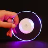 Ultra-thin LED Coaster Cup Holder Mug Stand Light Bar Mat Table Placemat Party Drink Creative Backlight Pad Bar Home Decor Kitchen