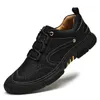 ハイキングフットウェアHomem Tnis de Couro Masculino Sapatos Casuais Leve Rendas Sapatos Masculinos Confortveis ao ar Livre Caminhadas Sapatos P230511