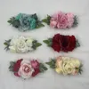Haarschmuck 24 teil/los Boutique Künstliche Blumen Stirnband Mädchen Rose Nylon Stirnbänder Behemian Bundle