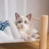 캐리어 애완 동물 라운지 고양이 침대 탈착식 침낭 해먹 나무 나무 겨울 따뜻한 새끼 고양이 고양이 집 애완 동물 침대 작은 개 소파 매트 공급 장치
