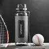 Uzspace Spor Su Şişeleri BPA ÜCRETSİZ 1000ml Taşınabilir Sızdırmaz Damla Damlı Damla Damlı Plastik İçecek Şişesi Yaz Açık Tur Spor Salonu Çay Kupası
