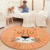 Dywany Nordic Carton okrągłe dywany do domu do domu w sypialni Pokój dziecięcy koc anime mata podłogowa dekoracja salonu dywan 230511