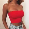 Женские танки Camis Fashion Women Spaghetti Brap Top Top Sexy Bodycon рука