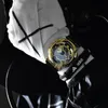 豪華な時計時計自動機械式時計41mmモントレデュルクレディーリストウォッチレインボーダイヤモンドリングマウスAAA