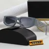 Mode lunettes de soleil tortue imprimé léopard pour femme signature triangulaire lunettes de soleil hommes petit parasol lunettes lunettes avec boîte conduite lunettes de soleil de luxe