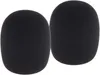 Camp Furniture 2-piece Large Microphone Foam Windshield For Black 50mm