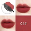 Trucco rossetto a forma di labbra Rossetto pigro Velvet Matte Idratante Lucidalabbra Tazza antiaderente impermeabile a lunga durata