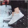 Mens Trainers Men Running Shoes triple white Black Breathable classic Knit Jogging Comfortable Soft Fire red casual Chaussures