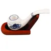 Smoking Pipes 120mm ceramic pipe with hollow design, lightweight and non hot ceramic pipe