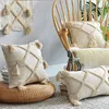 Pillow Morocco Tufted Cases Throw Farmhouse Home Decor Handmade Geometric Sofa Cover For Living Room Fall Pillows
