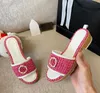 Luksusowe buty Slipper Slides dla kobiet moda