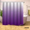 Curtains Solid Color Shower Curtains Waterproof Bath Curtains For Bathroom Bathtub Large Wide Bathing Cover Europe Cortina De Chuveiro