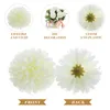 装飾的な花50 PCSシミュレーションメラレウカ装飾家の偽の菊の花瓶人工プラスチックブライダルパーティーサプライマザー