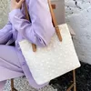 Borse da sera Fiori di pizzo Borsa a tracolla da donna Tote Canvas Borsa casual di design di grande capacità per le donne Viaggi al mare Ladies