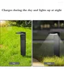 Luzes solares Jardim ao ar livre à prova d'água LED LUDER Decoração Paiscape Bollard Lawn for Yard Walkway Villa