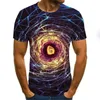 Męskie koszule 3d geometryczne mężczyzn Tshirt Summer Printed Tops TEE Man Ubranie Hip Hop Zabawne