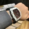 Profesjonalny Super Mechanical Chronograph Nagarstki RM50-03 Seria kubełka wina ceramiczna kaseta męska projektant wypoczynkowy Niesamowita wysoka jakość