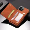 Intelligent Divide Split Body Magnetic Case Bag Handyhüllen für iPhone 15 14 13 12 11 Pro Max Mini 6 7 8 plus XR XSMAX PU PU Leder Brieftasche