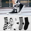 Socks Hosiery Lolita socks harajuku korean female style cotton striped casual socks novelty Japanese fashion socks crew jk P230511