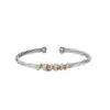 Tendance Bracelet Bijoux Or Charme Designer Femmes Platine Fil Torsadé Bracelets Vente Chaude Bijoux Bracelet