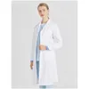 Persoonlijke beschermende apparatuur voor zakelijke vrouwelijke artsen uniform witte laboratorium jas verpleegkundige dames