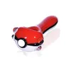 Red Poke Ball Pipa per tabacco Bong per fumatori di erbe soffiate a mano